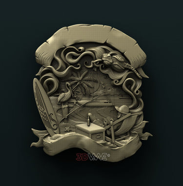 TROPICAL HEAVEN 3D STL 3DWave